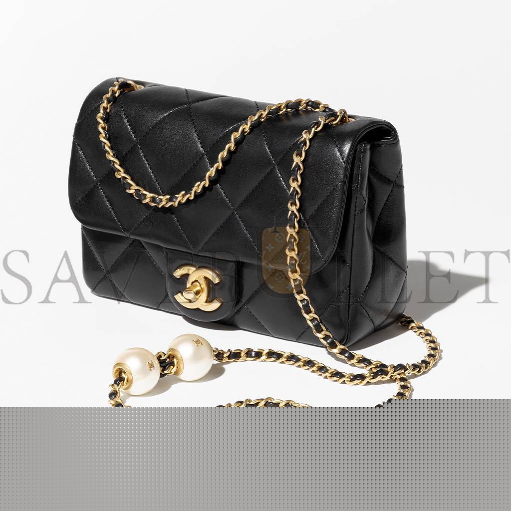 Ch*el master small flap bag as4861 (20.5*13*6.5cm)